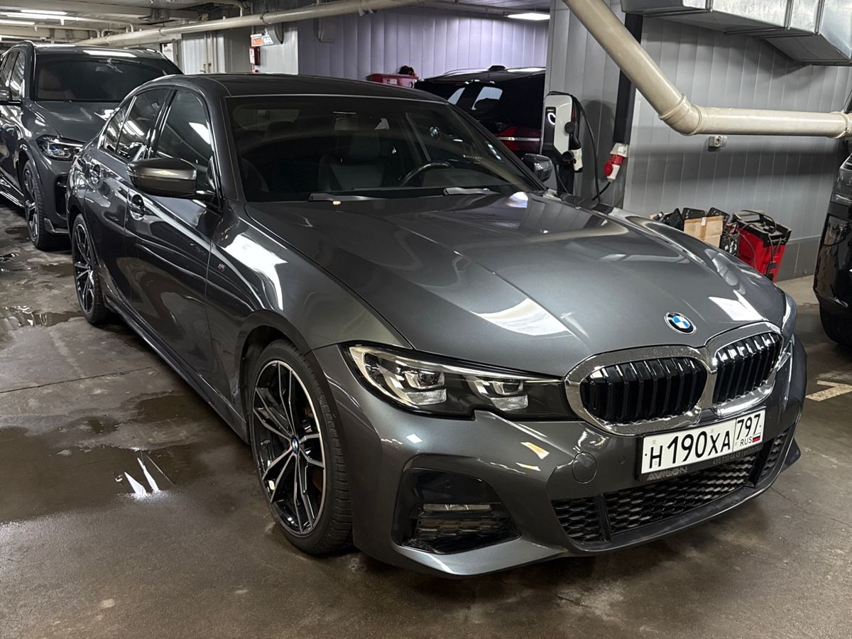 Автомобиль BMW 3 серии VII поколение (G20/G21/G28) 320 2.0d AT 4WD (190 л.с.) M Sport Pure Серый 2021 с пробегом 53 808 км