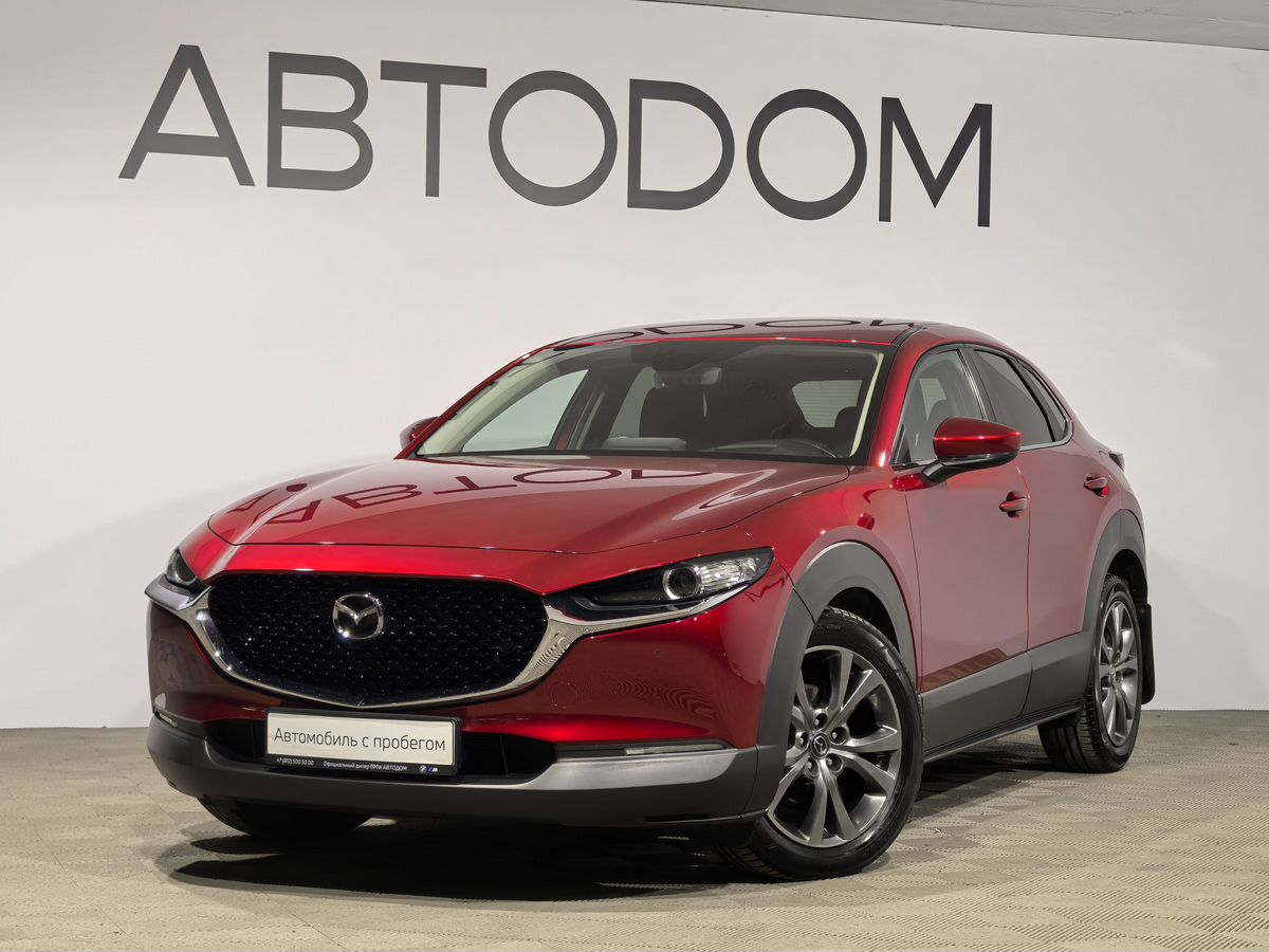 Автомобиль Mazda CX-30 I поколение 2.0 AT (150 л.с.) Supreme Красный 2021 с пробегом 33 389 км