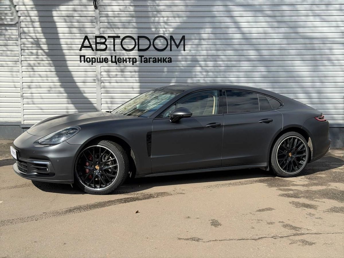Автомобиль Porsche Panamera II поколение 4 3.0 AMT 4WD (330 л.с.) 4 Серый 2018 с пробегом 70 103 км