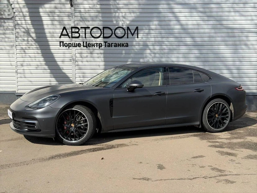 Автомобиль Porsche Panamera II поколение 4 3.0 AMT 4WD (330 л.с.) 4 Серый 2018 с пробегом 70 103 км
