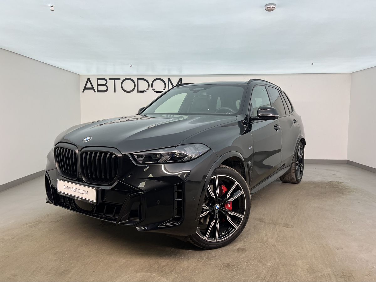 Автомобиль BMW X5 IV (G05) [рестайлинг] 3.0d AT 4WD (340 л.с.) M Sport Pro Чёрный 2024 с пробегом 17 716 км