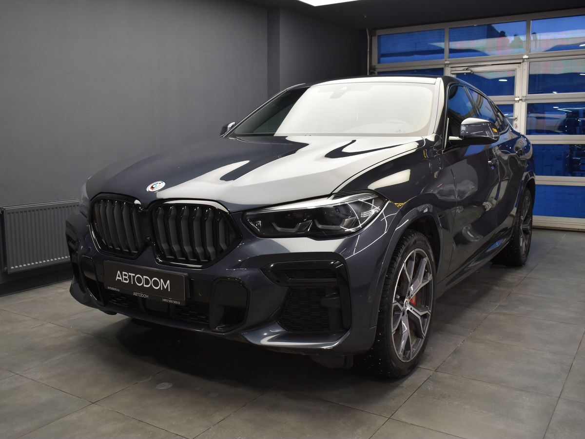 Автомобиль BMW X6 III поколение (G06) 3.0d AT 4WD (286 л.с.) Base Серый 2022 с пробегом 55 000 км