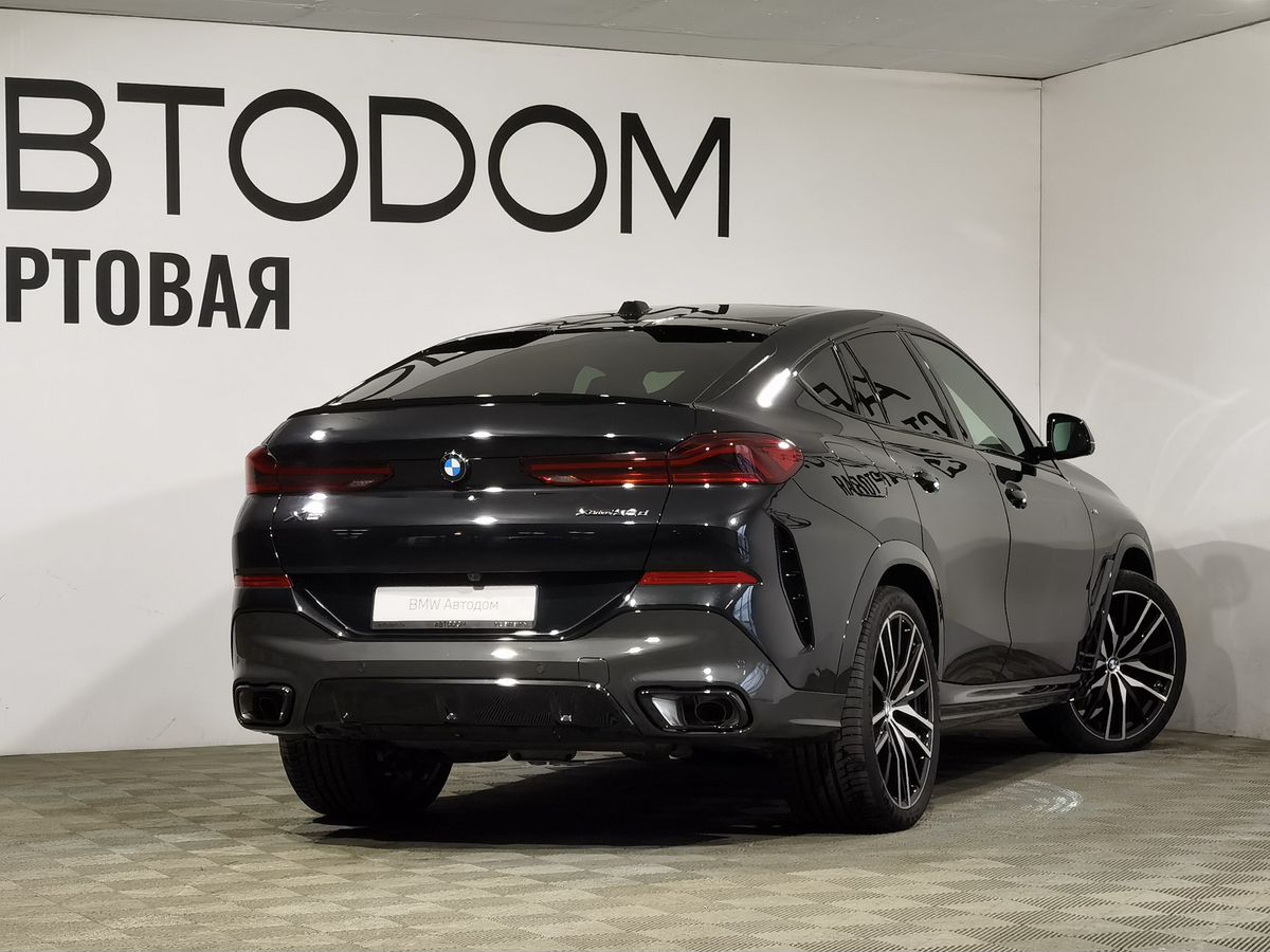 Автомобиль BMW X6 III (G06) [рестайлинг] 3.0d AT 4WD (286 л.с.) M Sport Чёрный 2025 