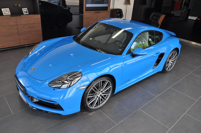 Автомобиль Porsche Cayman III поколение (982) GTS 4.0 MT (400 л.с.) GTS Синий 2025