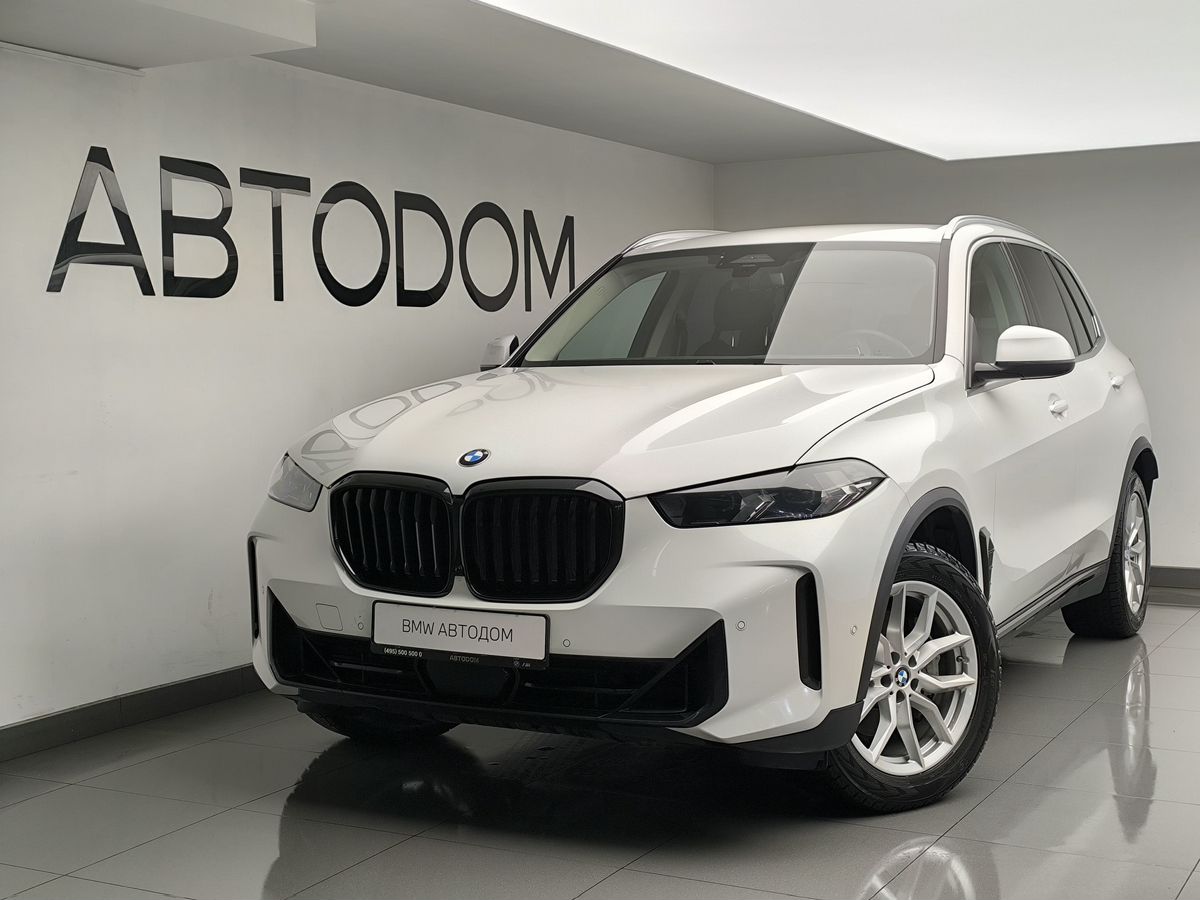 Автомобиль BMW X5 IV (G05) [рестайлинг] 3.0d AT 4WD (286 л.с.) Base Белый 2023 с пробегом 58 498 км