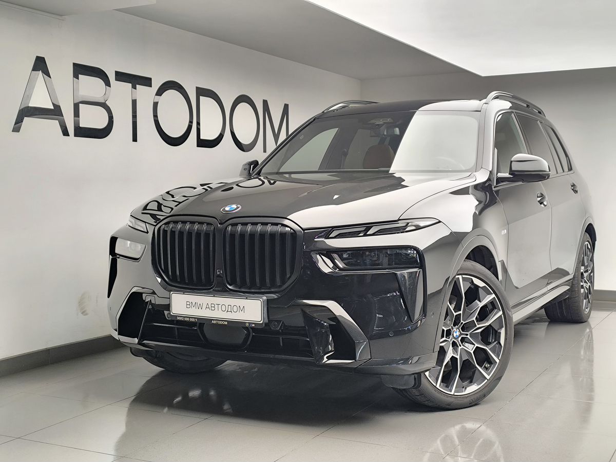 Автомобиль BMW X7 I (G07) [рестайлинг] 3.0d AT 4WD (340 л.с.) M Sport Pro Чёрный 2023 с пробегом 40 518 км