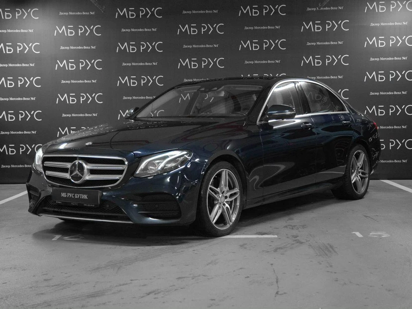 Mercedes-Benz E-Класс V поколение (W213/S213/C238) 220 2.0d AT 4Matic (194 л.с.) Luxury Синий 2016 с пробегом 136 770 км
