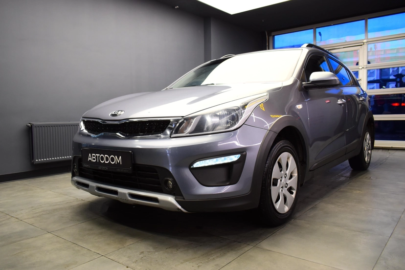 Автомобиль Kia Rio IV поколение 1.6 AT (123 л.с.) Prestige Серый 2019 с пробегом 151 231 км