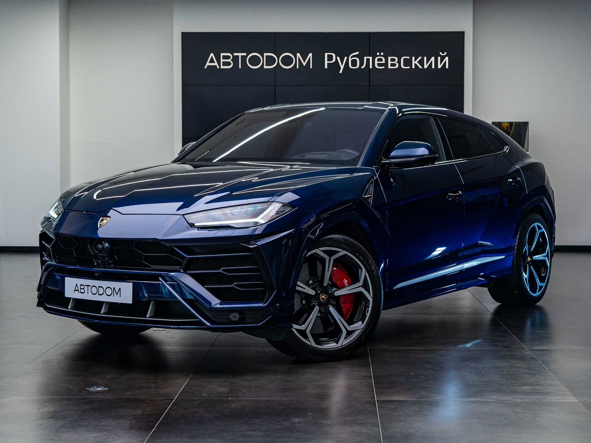 Автомобиль Lamborghini Urus I поколение 4.0 AT 4WD (650 л.с.) Individual Синий 2020 с пробегом 42 878 км