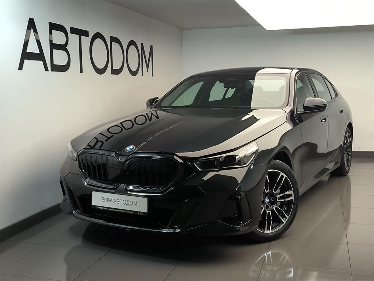 BMW 5 серии VIII поколение (G60) 2.0 AT 4WD (258 л.с.) M Sport Чёрный 2025 