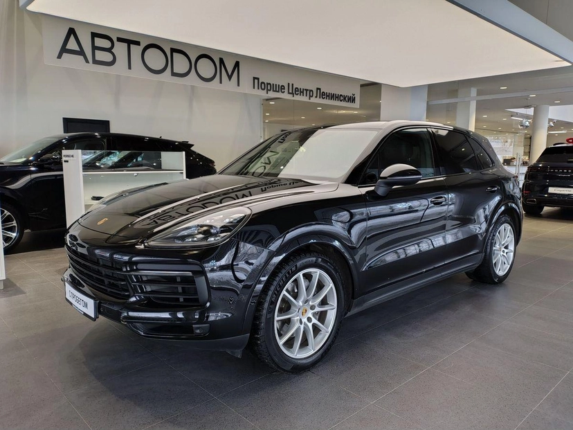 Автомобиль Porsche Cayenne III поколение 3.0 AT 4WD (340 л.с.) Base Чёрный 2019 с пробегом 134 954 км