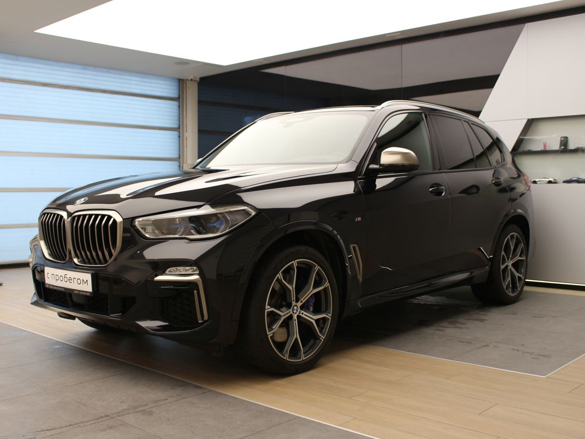 Автомобиль BMW X5 IV поколение (G05) M50 3.0d AT 4WD (400 л.с.) BMW M 50 Years Special Edition Черный 2018 с пробегом 52047 км