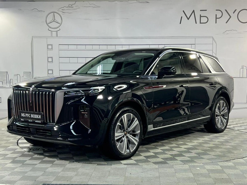 Автомобиль Hongqi E-HS9 I поколение 99 kWh Electro AT 4WD (405 кВт) Deluxe Чёрный 2021 с пробегом 4 821 км