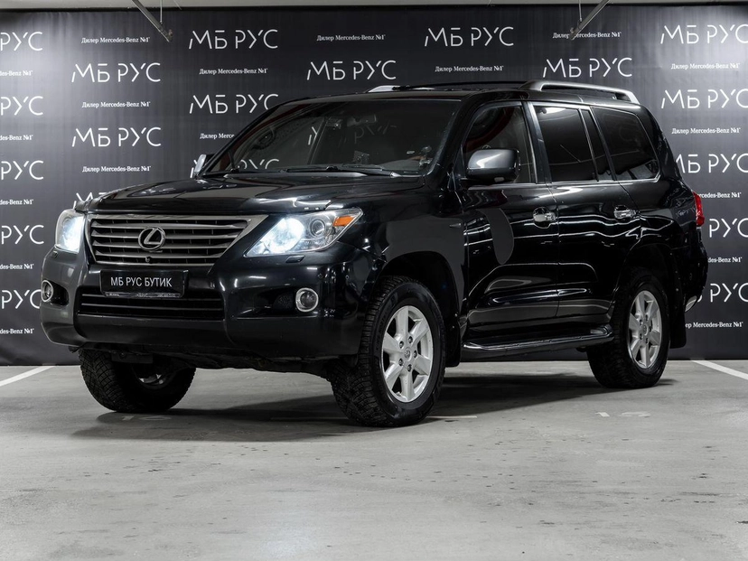 Автомобиль Lexus LX III поколение 570 5.7 AT 4WD (367 л.с.) Base Чёрный 2008 с пробегом 264 303 км
