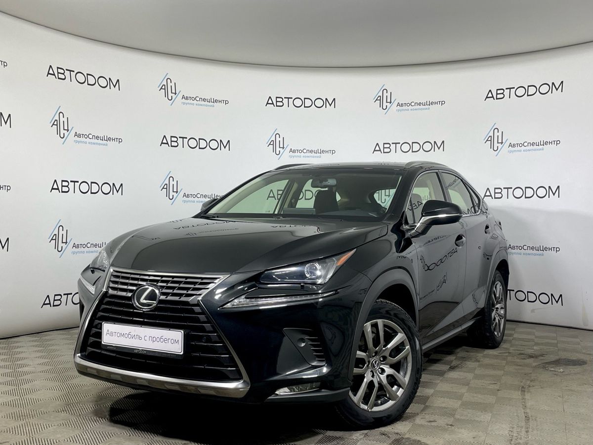 Автомобиль Lexus NX I [рестайлинг] 2.0 AT 4WD (238 л.с.) Premium Чёрный 2018 с пробегом 113 035 км