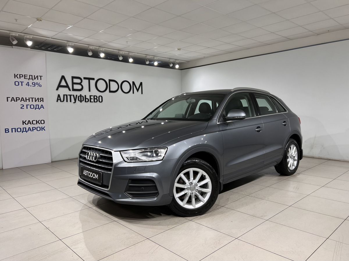 Audi Q3 I (8U) [рестайлинг] 2.0 AMT 4WD (180 л.с.) Base Серый 2015 с пробегом 145 104 км