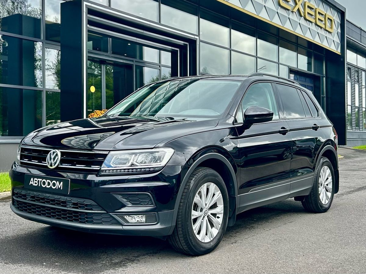 Volkswagen Tiguan II поколение 1.4 AMT (150 л.с.) Comfortline Чёрный 2019 с пробегом 40 260 км