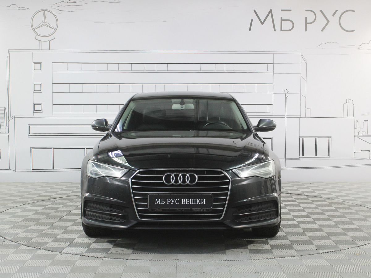 Автомобиль Audi A6 IV (C7) [рестайлинг] 1.8 AMT (190 л.с.) Business Чёрный 2018 с пробегом 179 475 км