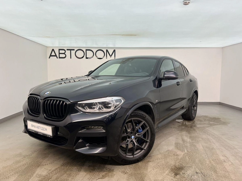 Автомобиль BMW X4 II поколение (G02) 3.0d AT 4WD (249 л.с.) M Sport Чёрный 2021 с пробегом 169 496 км