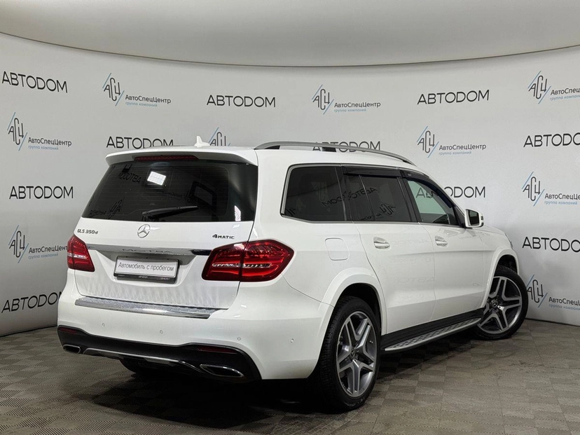 Автомобиль Mercedes-Benz GLS I поколение (X166) 350 3.0d AT 4Matic (249 л.с.) Особая серия Белый 2018 с пробегом 126 013 км