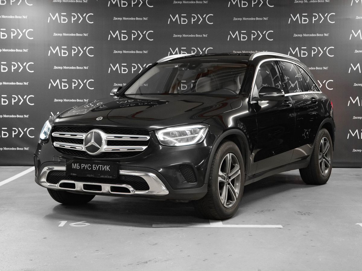 Mercedes-Benz GLC I (X253) [рестайлинг] 200 2.0 AT 4Matic (197 л.с.) Premium Чёрный 2021 с пробегом 121 530 км