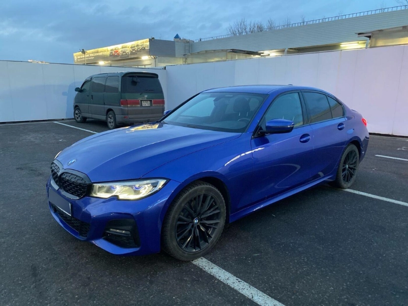 Автомобиль BMW 3 серии VII поколение (G20/G21/G28) 320 2.0 AT 4WD (184 л.с.) M Sport Pure Синий 2020 с пробегом 41 719 км