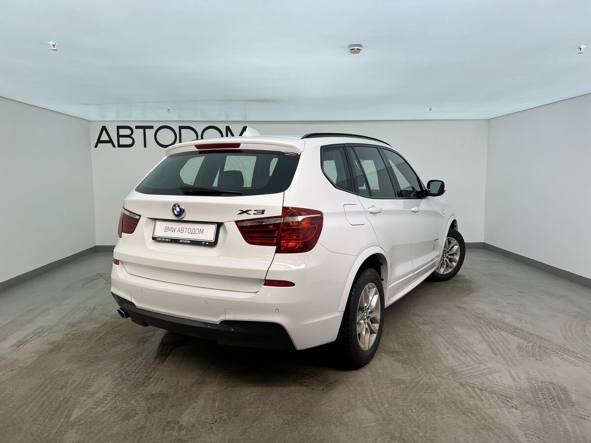Автомобиль BMW X3 II поколение (F25) 2.0d AT 4WD (184 л.с.) Локальная сборка Белый 2012 с пробегом 127 268 км