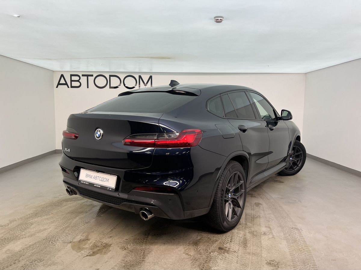 Автомобиль BMW X4 II поколение (G02) 3.0d AT 4WD (249 л.с.) M Sport Чёрный 2021 с пробегом 169 496 км