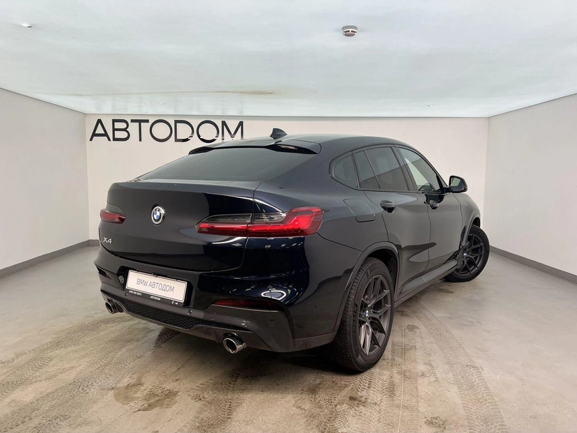 Автомобиль BMW X4 II поколение (G02) 3.0d AT 4WD (249 л.с.) M Sport Чёрный 2021 с пробегом 169 496 км