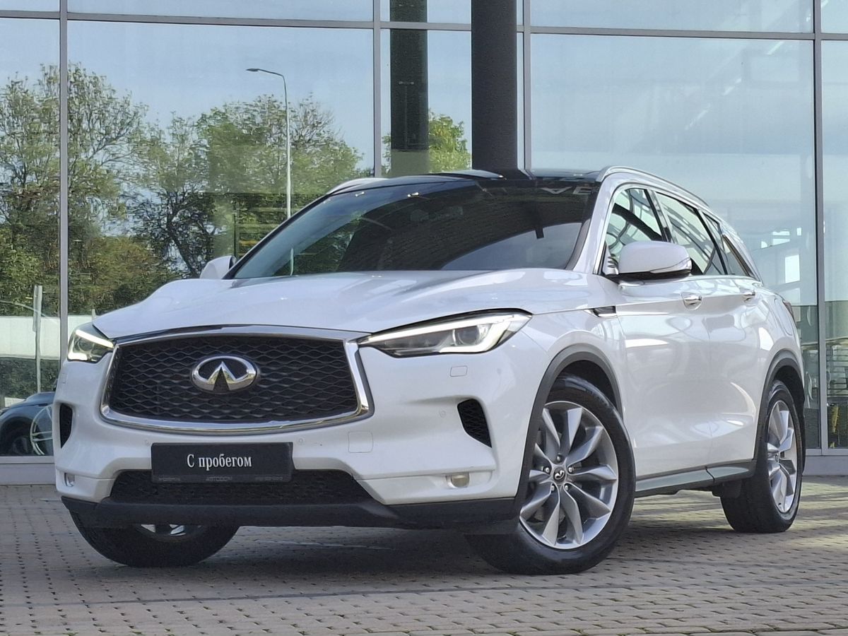 Infiniti QX50 II поколение 2.0 CVT 4WD (249 л.с.) Luxe Белый 2019 с пробегом 101 449 км