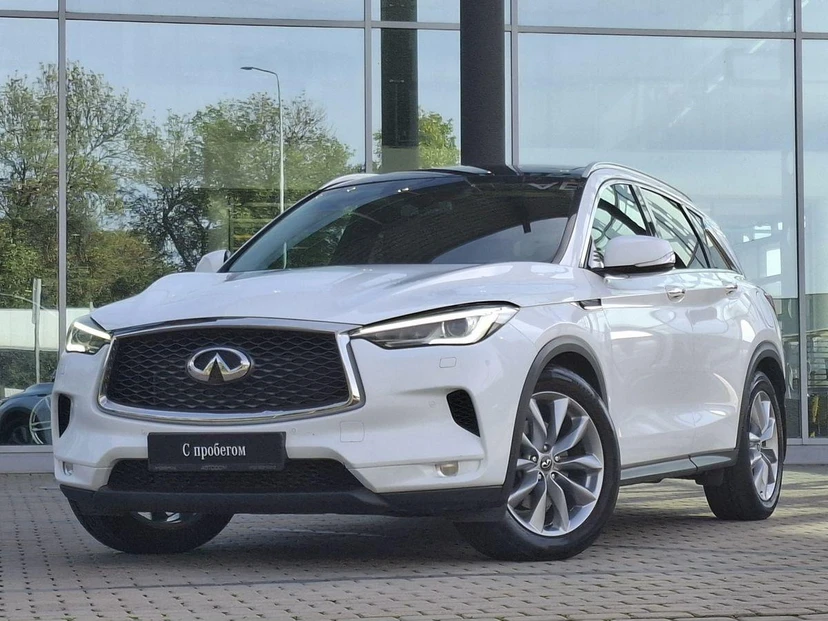 Infiniti QX50 II поколение 2.0 CVT 4WD (249 л.с.) Luxe Белый 2019 с пробегом 101 449 км