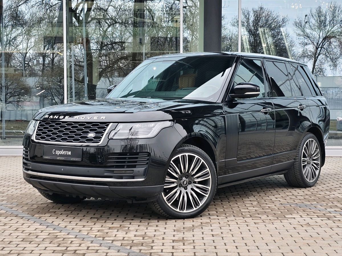 Автомобиль Land Rover Range Rover IV [рестайлинг] 4.4d AT 4WD (339 л.с.) Vogue SE Чёрный 2020 с пробегом 62 500 км