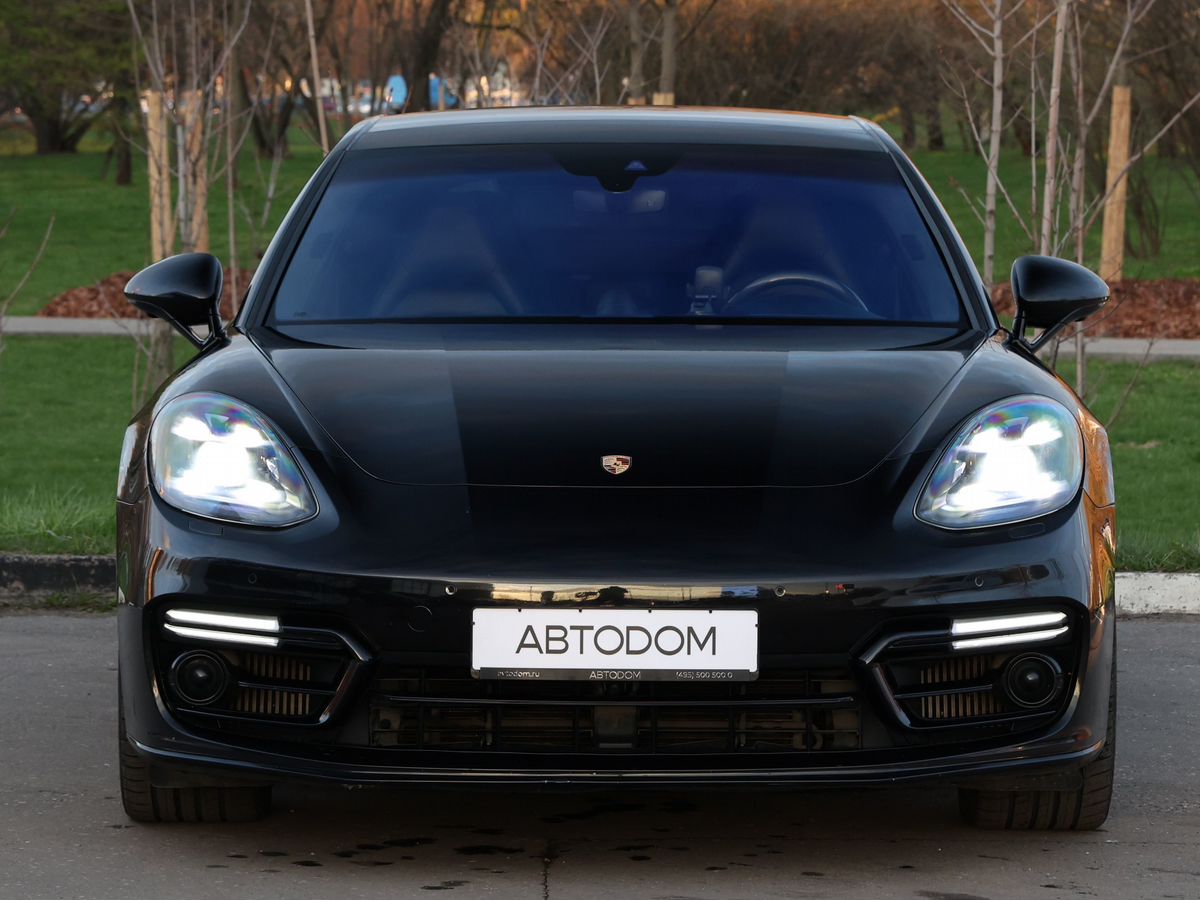 Porsche Panamera II поколение Turbo 4.0 AMT 4WD (550 л.с.) Turbo Чёрный 2017 с пробегом 68 986 км