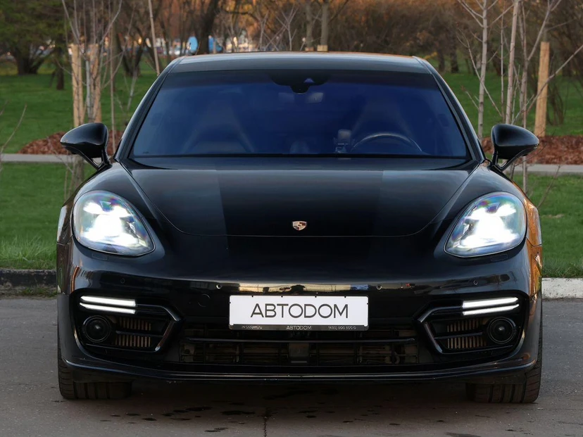Porsche Panamera II поколение Turbo 4.0 AMT 4WD (550 л.с.) Turbo Чёрный 2017 с пробегом 68 986 км