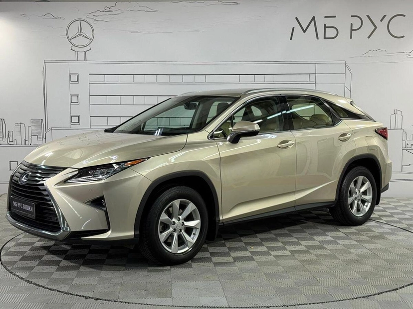 Автомобиль Lexus RX IV поколение 2.0 AT 4WD (238 л.с.) Luxury Бежевый 2017 с пробегом 76 130 км