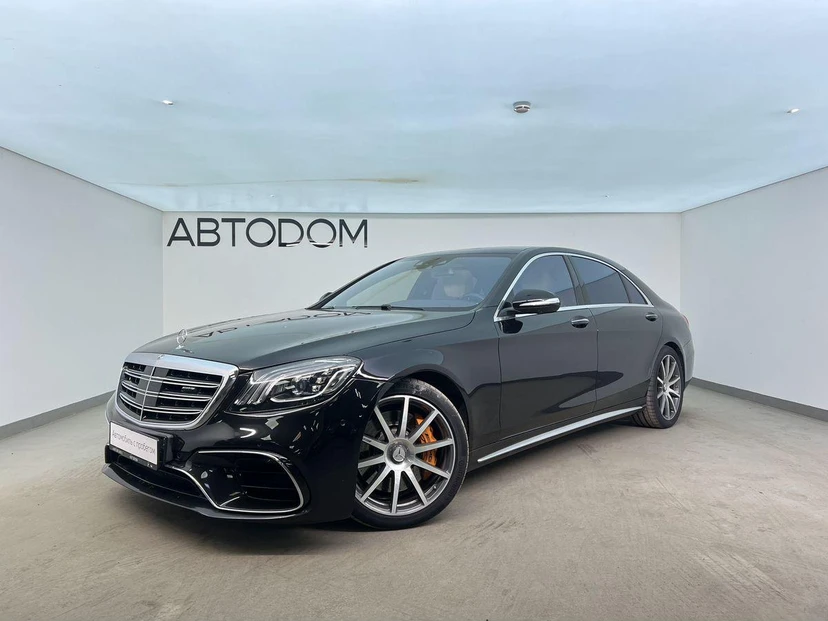 Mercedes-Benz S-Класс AMG III поколение (W222/C217) 63 AMG 5.5 AT 4Matic Long (585 л.с.) AMG Чёрный 2014 с пробегом 134 386 км