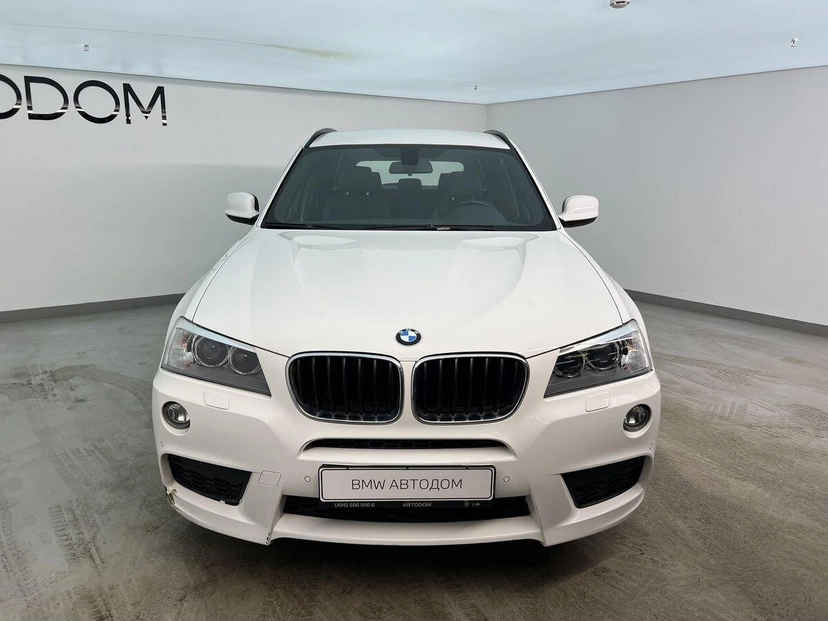 Автомобиль BMW X3 II поколение (F25) 2.0d AT 4WD (184 л.с.) Локальная сборка Белый 2012 с пробегом 127 268 км
