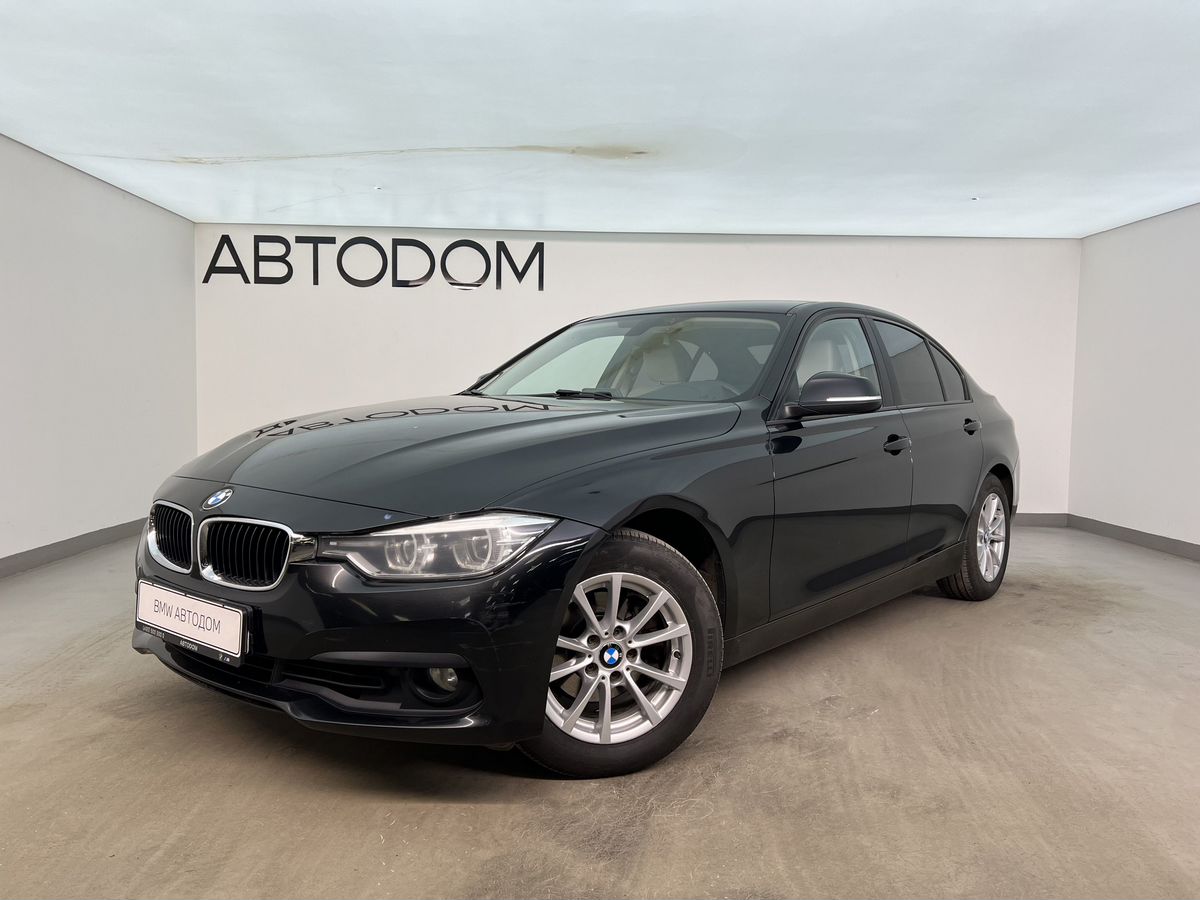 Автомобиль BMW 3 серии VI (F30/F31/F34) [рестайлинг] 320 2.0 AT (184 л.с.) Base Чёрный 2016 с пробегом 100 400 км