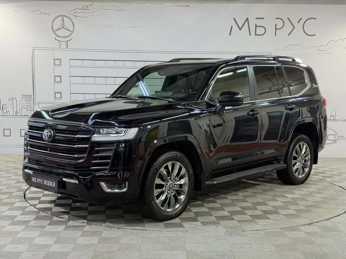 Toyota Land Cruiser X (J300) 3.5 AT 4WD (415 л.с.) Престиж Чёрный 2021 с пробегом 94 000 км