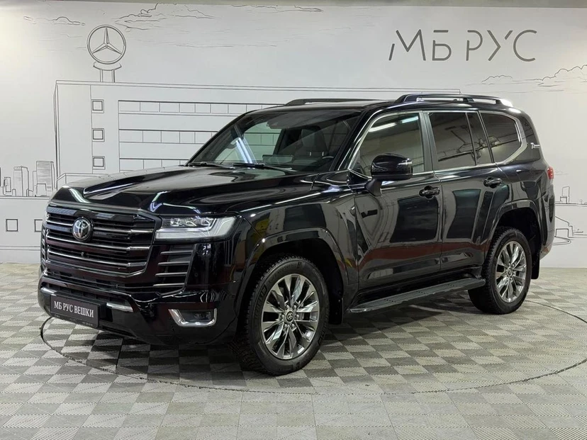 Toyota Land Cruiser X (J300) 3.5 AT 4WD (415 л.с.) Престиж Чёрный 2021 с пробегом 94 000 км