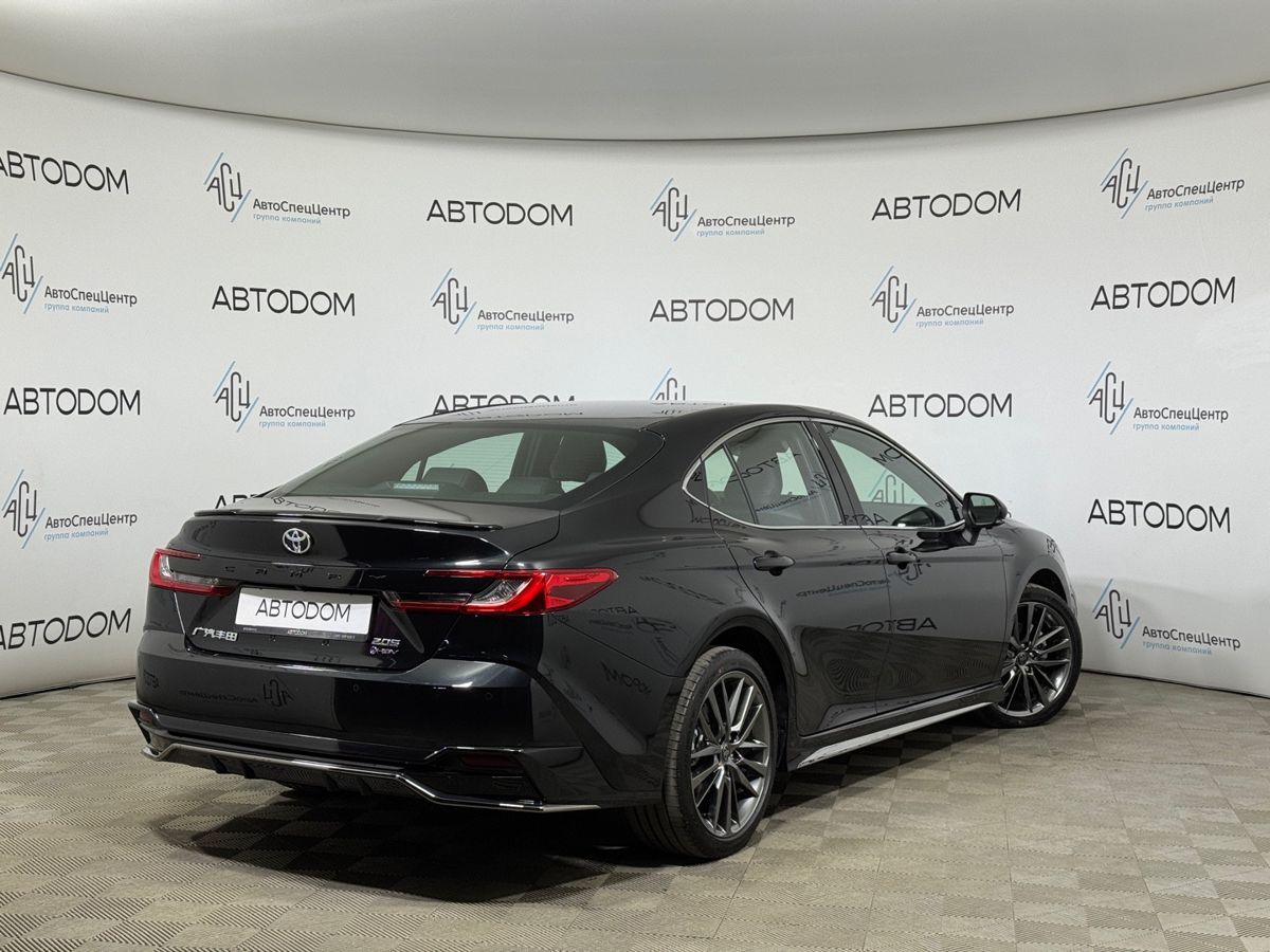 Автомобиль Toyota Camry IX поколение (XV80) 2.0hyb CVT (197 л.с.) Premium Чёрный 2025 с пробегом 12 км