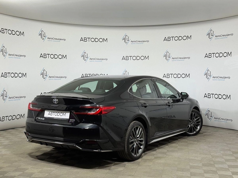 Автомобиль Toyota Camry IX поколение (XV80) 2.0hyb CVT (197 л.с.) Premium Чёрный 2025 с пробегом 12 км