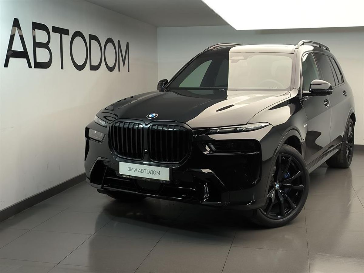 Автомобиль BMW X7 I (G07) [рестайлинг] 3.0d AT 4WD (340 л.с.) xDrive40d Чёрный 2025 