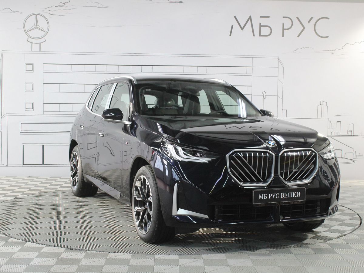 Автомобиль BMW X3 IV поколение (G45/G48) 2.0 AT 4WD (258 л.с.) Premium M Sport Чёрный 2025 с пробегом 27 км