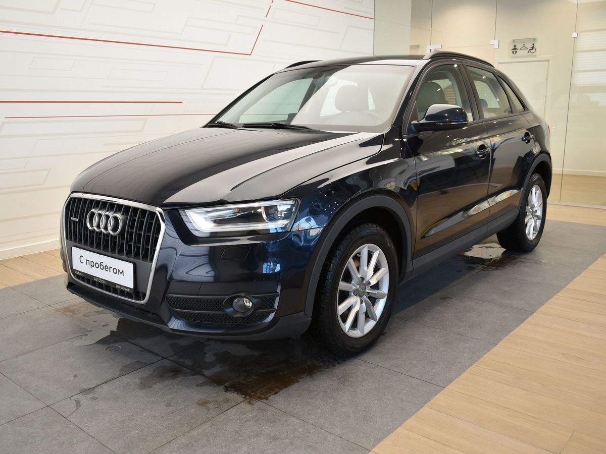 Автомобиль Audi Q3 I поколение (8U) 2.0 AMT 4WD (170 л.с.) Base Синий 2014 с пробегом 46 912 км