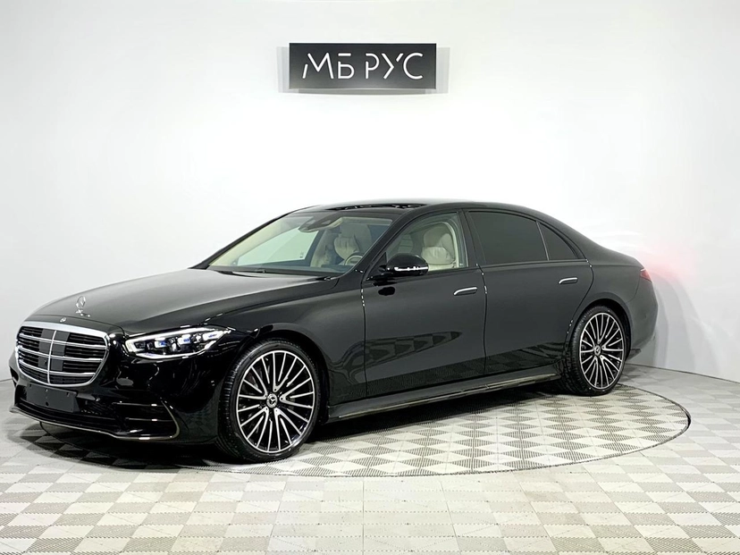 Автомобиль Mercedes-Benz S-Класс VII поколение (W223) 580 4.0 AT 4Matic (503 л.с.) Base Чёрный 2024
