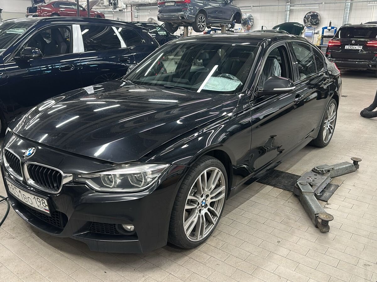 BMW 3 серии VI (F30/F31/F34) [рестайлинг] 320 2.0d AT (190 л.с.) M Sport Чёрный 2018 с пробегом 131 517 км