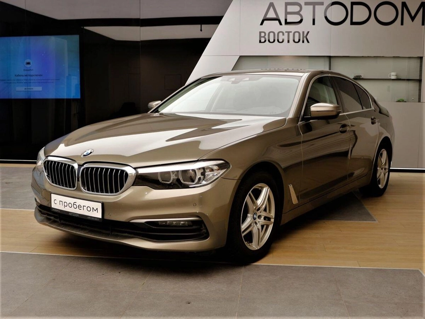 Автомобиль BMW 5 серии VII поколение (G30/G31) 520 2.0d AT (190 л.с.) Base Серый 2018 с пробегом 78 495 км