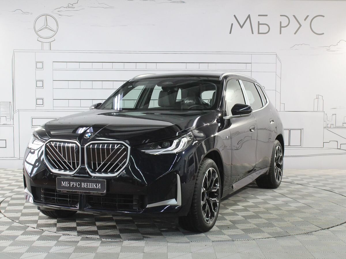 Автомобиль BMW X3 IV поколение (G45/G48) 2.0 AT 4WD (258 л.с.) Premium M Sport Чёрный 2025 с пробегом 27 км