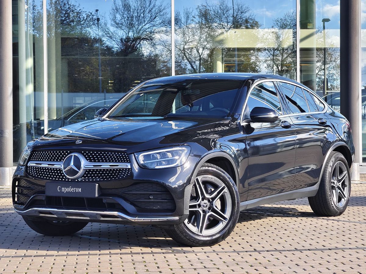 Mercedes-Benz GLC coupe I (C253) [рестайлинг] 300 2.0 AT 4Matic (249 л.с.) Sport Чёрный 2019 с пробегом 75 800 км